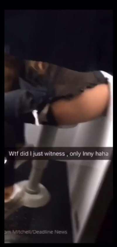 Drunk girl peeing in photo booth