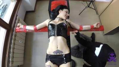 18 years old goth girl tickled 