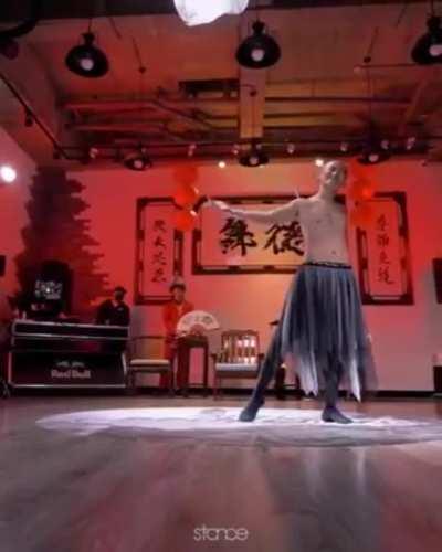 Taiwan sword dancing.