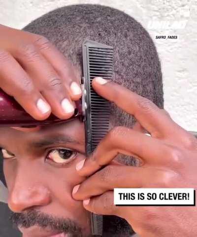 Giving yourself a quick trim