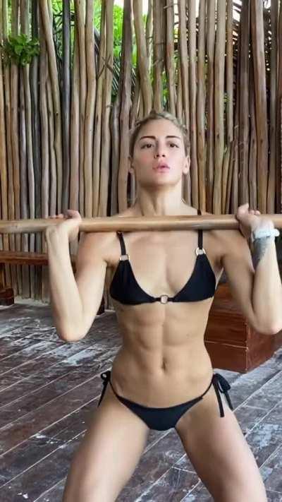 Fitness instructor Cata Cohan