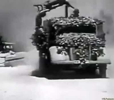 &quot;Men will always be men&quot; - German AA gunners playing with their AA truck in Italy, Aug 1944. (x-post from r/GermanWW2photos )