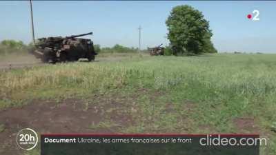 A Day with the Ukrainian Artillerymen using the French CAESAR 155mm Howitzers sent by France to 🇺🇦