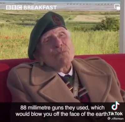 A Normandy veteran says he isn't a hero. Such a selfless man. God bless him and all the other veterans who gave their lives for our freedom 🙏