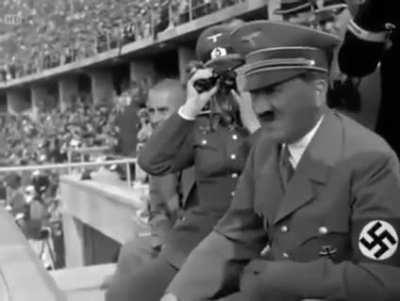 Methany Hitler tweaking at the 1936 Olympics