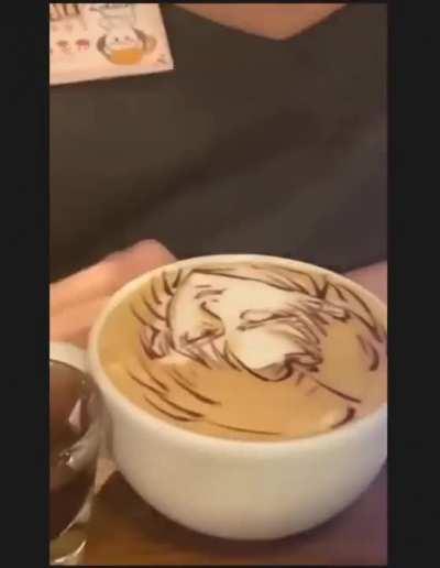 a cafe in Japan that will put any image you want on your coffee.