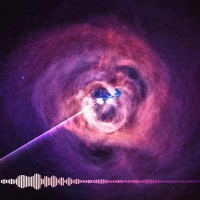 The sound of a black hole recorded by NASA Chandra X-ray Observatory