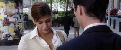 Eva Mendes Knees a Man in the Balls in Hitch (2005). Plus Behind the Scenes Pictures During Filming.