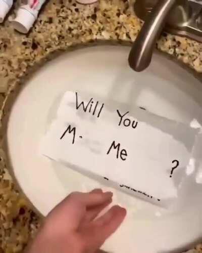 Will you marry me