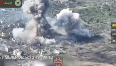 AFU airstrike on russian positions