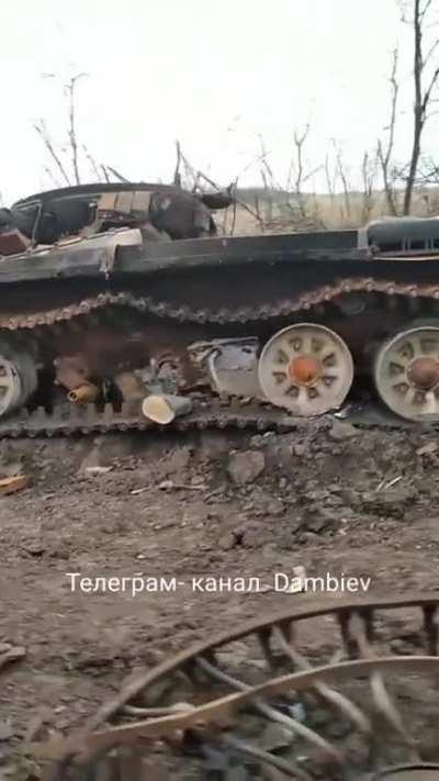 A large destroyed column of armored vehicles of the Armed Forces of Ukraine in the Kherson direction.