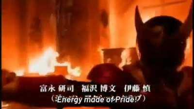 Kamen Rider Kuuga English Opening by Masayuki Tanaka with Lyrics