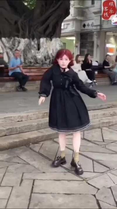 This street performer