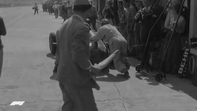 70 YEARS APART: See how a 1957 pitstop compares with today's