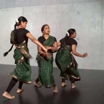 Trained Indian classical Bharatnatyam dancers infuse their routine with hip hop.