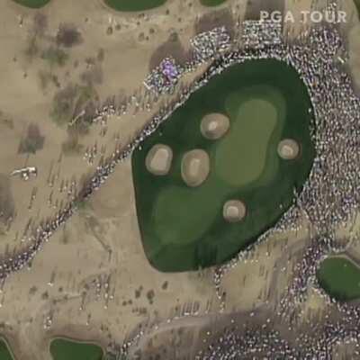 One afternoon in 1997, on the 16th hole at TPC Scottsdale, 21 year old Tiger Woods made a crowd of golf fans lose their collective shit