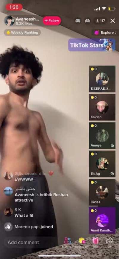 Avaneesh dances while repeating the n word