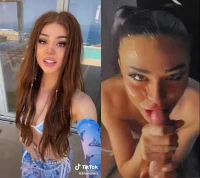 Tiktok vs onlyfanz 😈 ( Her Free Album In Comments )