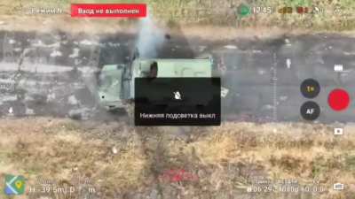 RU POV: Another Canadian armored vehicle &quot;Roshel Senator&quot; of the UAF was destroyed in the Kursk region.