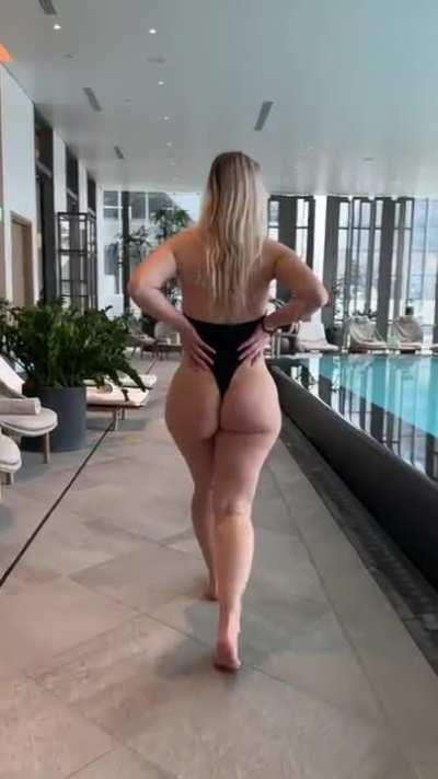 ass cheeks are humongous