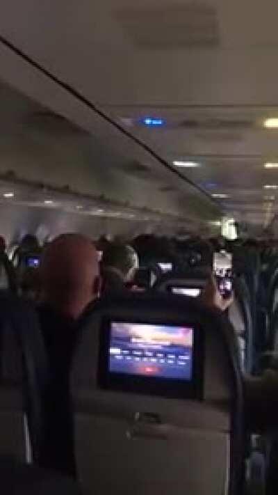 American air passengers and Trump supporters on a flight from Salt Lake City, Utah to DC tell fellow passenger Sen. Mitt Romney (R-Utah) “what we think” and chant “Traitor! Traitor! Traitor!” ahead of the Stop the Steal protests