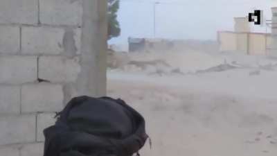 Egyptian army ambushed by insurgents in North Sinai on September 8, 2019.