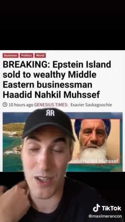 Epstein’s island sold to mysterious Middle Eastern businessman