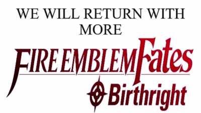 Fire Emblem Fates: Birthright Eyecatchers