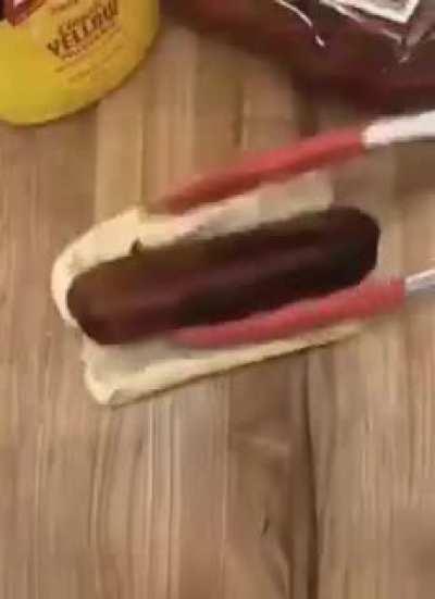 8x compressed hotdog