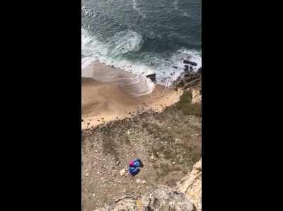 HMFT after jumping from a cliff with a broken parachute