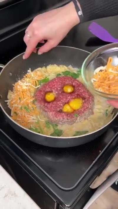 This burger will probably give you nightmares