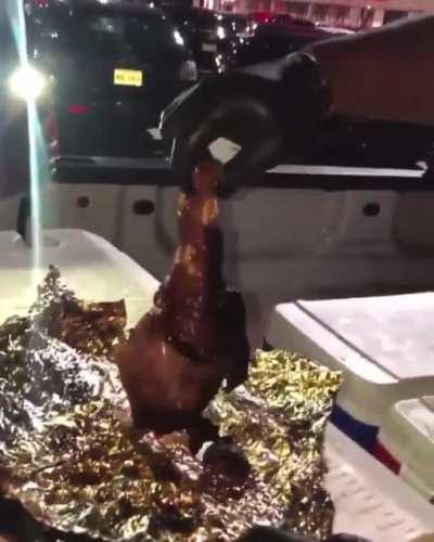 This man's turkey smoking results