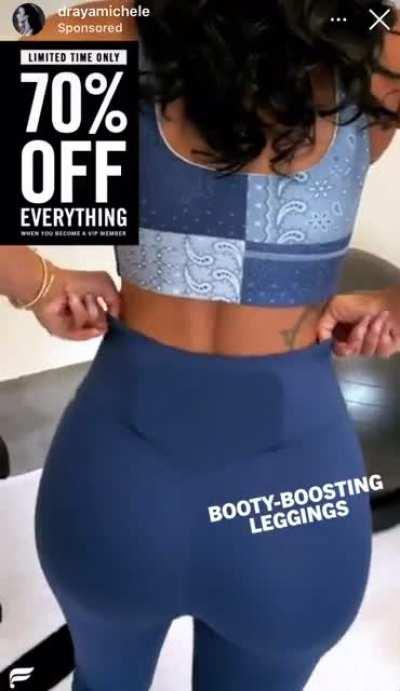 Draya Blue Leggings