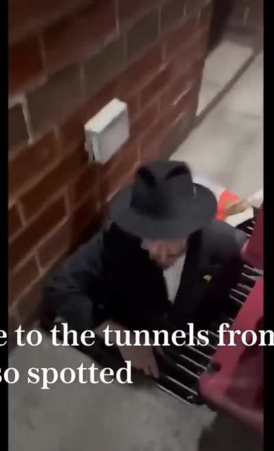 Spine chilling footage has emerged of a brave Jewish hostage escaping Hamas' terror tunnel. #TrumplovesIsrael 