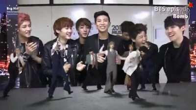 just 2013 bangtan being proud of their 2020 selves