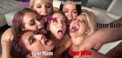 Your bully fucked his way into your family. Now all the women formed a harem to worship him