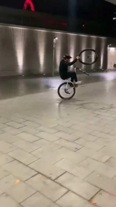 Impressive bike skills