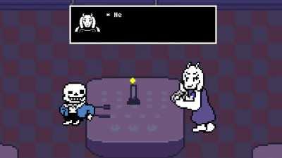 Toriel and Sans dancing