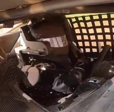 Rally driver’s disposable helmet screens