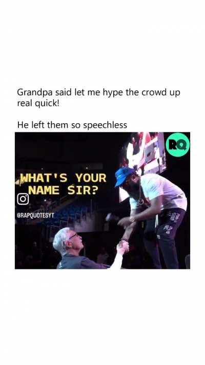 W grandpa 😂💯