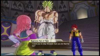 Broly is a man of few words