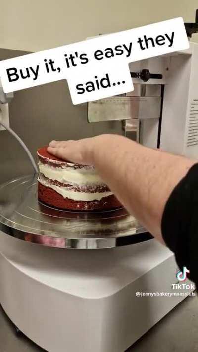 easy cake icing machine