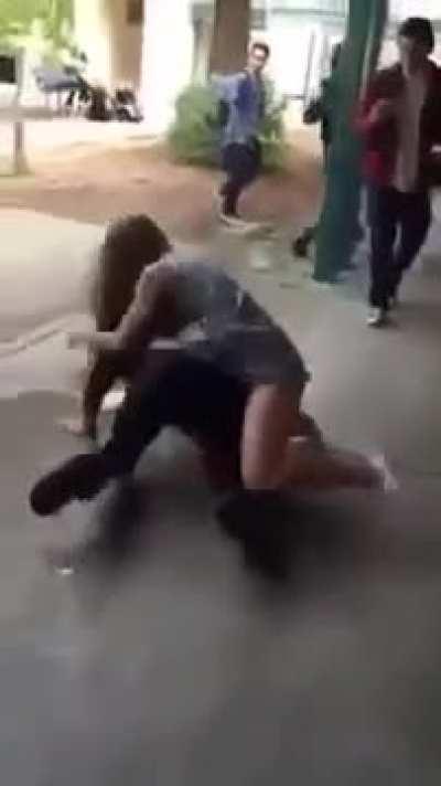 To get knocked out by a girl