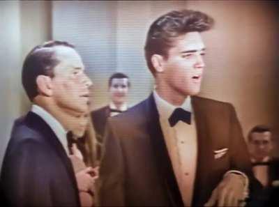 Frank Sinatra and Elvis Presley duet (1960)