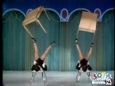 These girls defying gravity