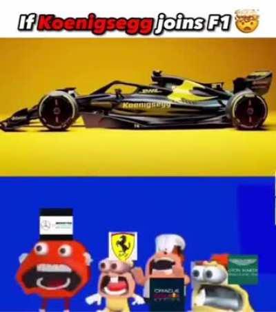 Koenisegg f1 will bum fuck F1