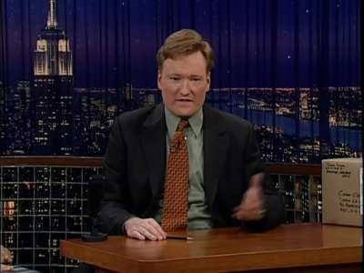 Conan O'Brien having problems with his show's actors.