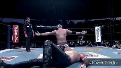 Nakamura vs Okada from G1 Climax 24 Finals. Song: My Demons By Starset