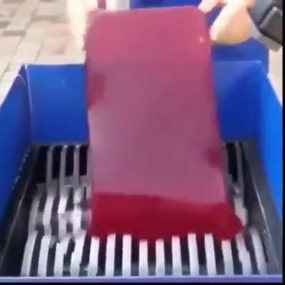 To listen to the sound of jello being shredded