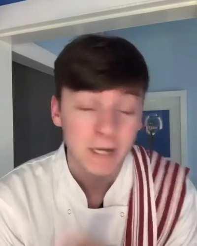 Guy does an excellent impression of Gordon Ramsay